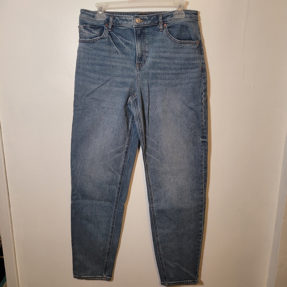 Express Relaxed Tapered Mid Rise Jeans Size 8R